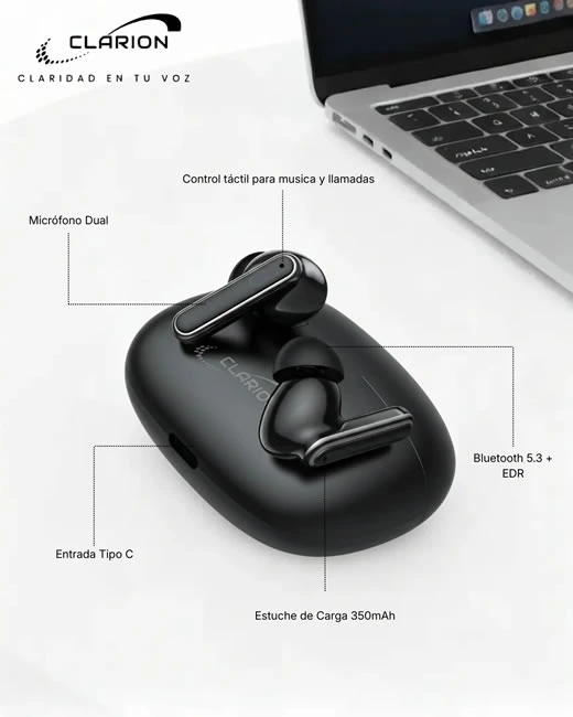 Clarion. Audífonos para llamadas. Audífonos para computador y Conferencias